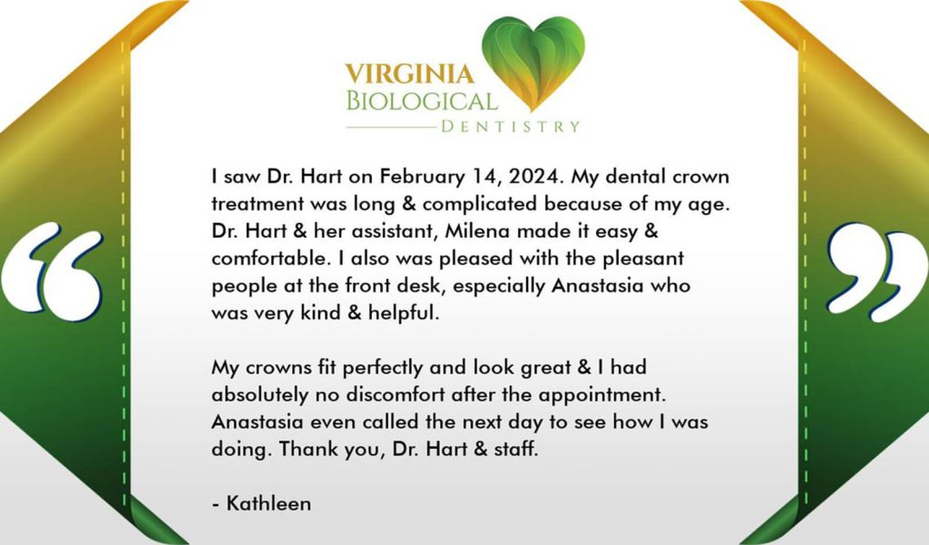 Melania - Patient Testimonial, Virginia Biological Dentistry, VA